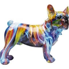 Deco Figurine Frenchie Colorful 24cm