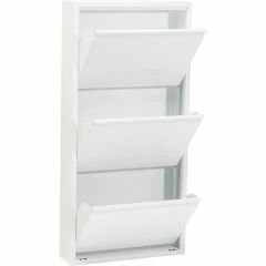 Shoe Container Caruso 3 White Ayakkabılık