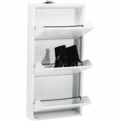 Shoe Container Caruso 3 White Ayakkabılık