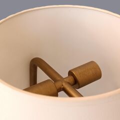 Lanterna Eskitme Gold Masa Lambası