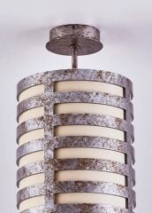 Eskitme Boru Tipi Sarkıt Avize Bakır