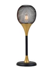 Mate Serisi Kafes Abajur Siyah