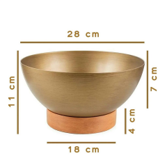 Cosmic Meyvelik Sunum Kase Gold