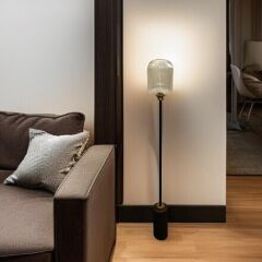 Soleil Antrasit Eskitme Lambader