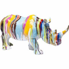 Rhino Çok Renkli Dekoratif Obje