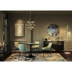 Luxury Push Grey MDF Büfe