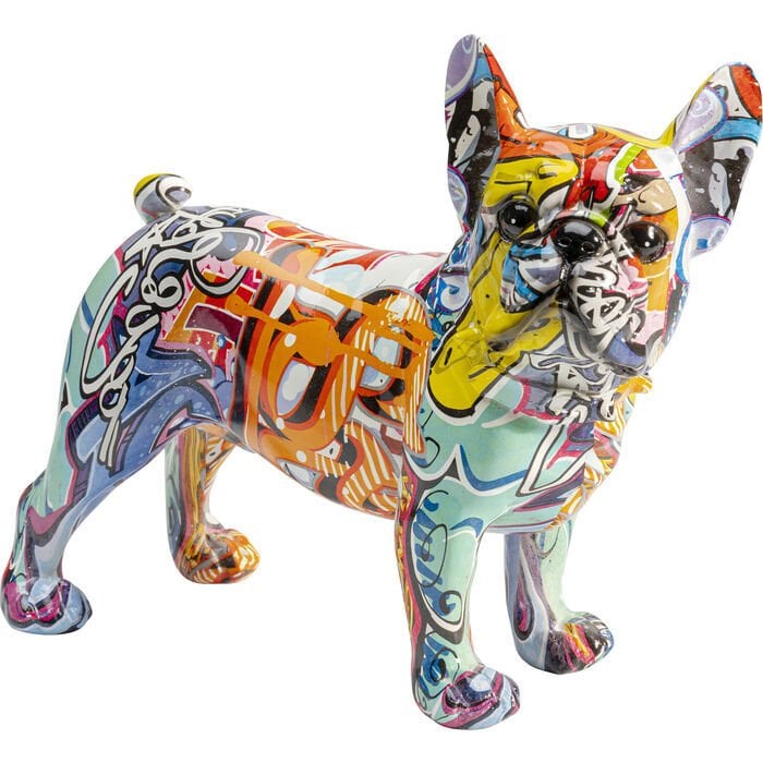 Coiffed Dog Gold Dekoratif Obje 52cm