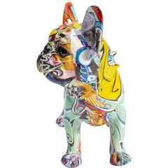 Coiffed Dog Gold Dekoratif Obje 52cm