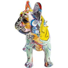 Coiffed Dog Gold Dekoratif Obje 52cm