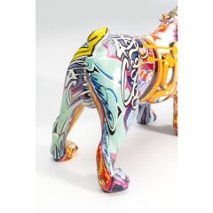 Coiffed Dog Gold Dekoratif Obje 52cm
