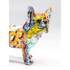 Coiffed Dog Gold Dekoratif Obje 52cm