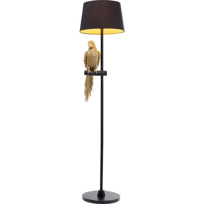 Animal Parrot Altın Lambader 176cm