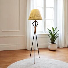 Seren Siyah Bronz Tripod Lambader