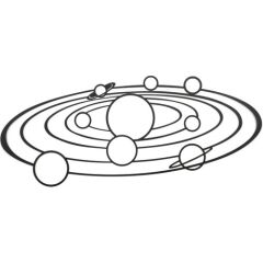 Solar System Lazer Kesim Tablo 7113