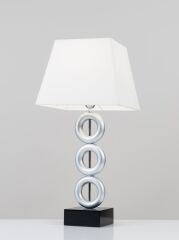 Ahşap Halkalı Abajur