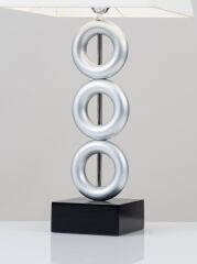 Ahşap Halkalı Abajur