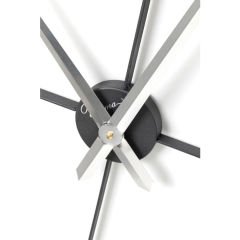 Nevio Silver Duvar Saati 95cm