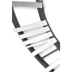 Nevio Silver Duvar Saati 95cm