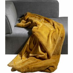 Blanket Sarı Battaniye 140x200 cm