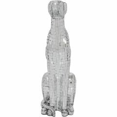 Mosaic Sitting Dog Dekoratif Obje 78cm