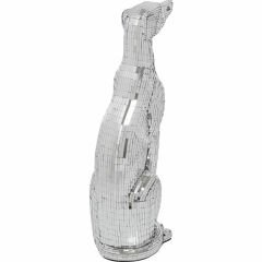 Mosaic Sitting Dog Dekoratif Obje 78cm