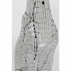 Mosaic Sitting Dog Dekoratif Obje 78cm
