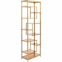 Loft Gold Çelik Duvar Rafı 60x195 cm
