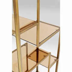 Loft Gold Çelik Duvar Rafı 60x195 cm