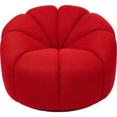 Swivel Armchair Peppo Lounge Red Koltuk