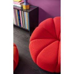 Swivel Armchair Peppo Lounge Red Koltuk