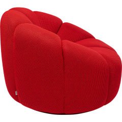 Swivel Armchair Peppo Lounge Red Koltuk