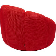 Swivel Armchair Peppo Lounge Red Koltuk