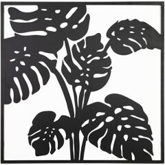 Monstera Deliciosa Yaprak Metal Tablo 7107