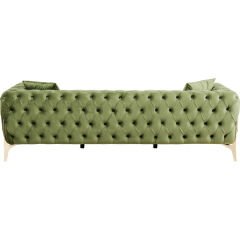 Sofa Bellissima 3-Seater Velvet Green 240cm
