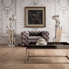 Mosaik Panther Left Büyük Dekoratif Obje