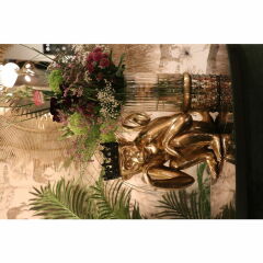 Parrot Gold Dekoratif Obje 116cm