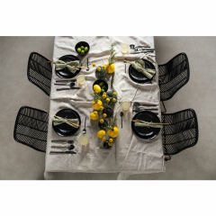 Organic Siyah Seramik Tabak 26 cm