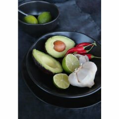 Deep Organic Siyah Seramik Kase