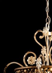 Klasik Avize Gövde İşlemeli Gold