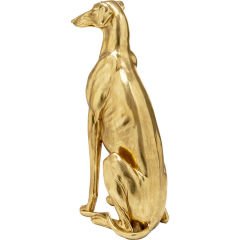 Greyhound Bruno Gold Dekoratif Obje 80cm