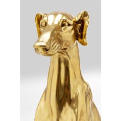 Greyhound Bruno Gold Dekoratif Obje 80cm