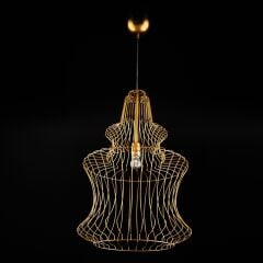 Tel Sarkıt Avize Büyük Gold