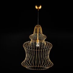 Tel Sarkıt Avize Büyük Gold