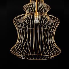 Tel Sarkıt Avize Büyük Gold