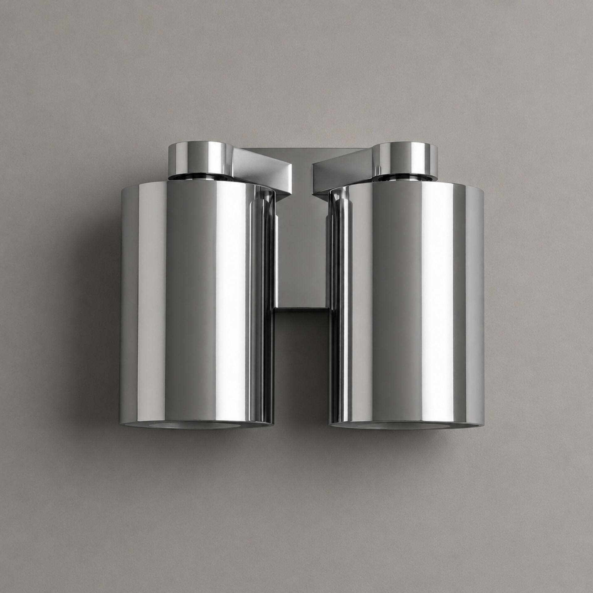 Palen Çift Başlıklı Krom Duvar Apliği