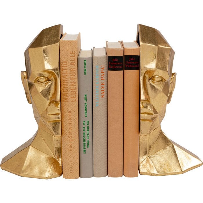 Bookend Face Kitap Tutucu