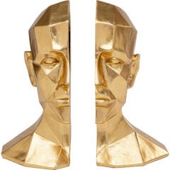 Bookend Face Kitap Tutucu