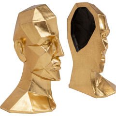 Bookend Face Kitap Tutucu