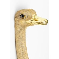 Ostrich Gold Duvar Dekorasyonu