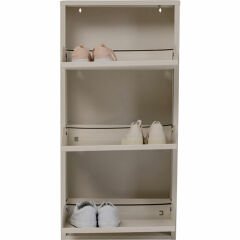 Shoe Container Caruso 3 Cream Ayakkabılık